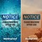 Signmission Clean Machine After Use OSHA Notice Sign, Plastic, 10in W x 7in L, 2PK OS-2PACK-NS-P-710-L-15347 - alternate 4